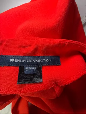 French Connection Red Spaghetti-Strap Mini Dress thumbnail 4
