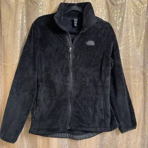 The North‎ Face Black Fleece Osito Womens Zip Up Sweater Large thumbnail 1