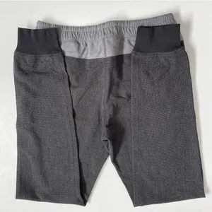 Joggers Pant Pull On Elastic Waist Stripe Lounge Grey Black Tall thumbnail 5