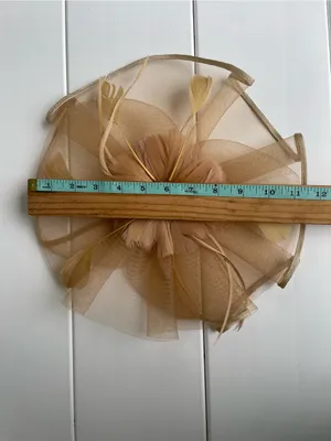 Unbranded Clip in Floral Headpiece Kentucky Derby Style thumbnail 3