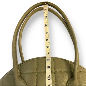 Bowler Style Bag•Bag•Shoulder Bag•Purse•Tote•Olive Green•Vintage Boutique Style thumbnail 9