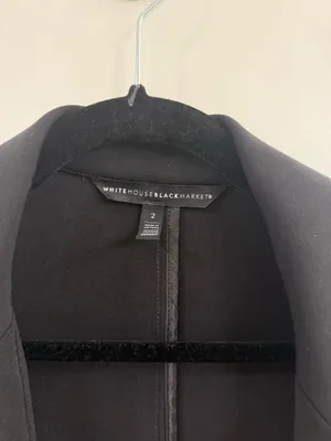 White House Black Market Blazer Black thumbnail 2