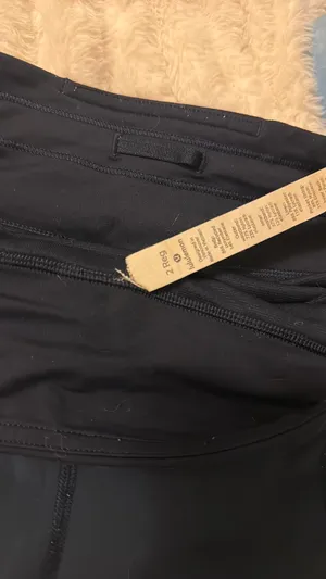 Navy Lululemon Hotty Hot shorts  2.5" thumbnail 2