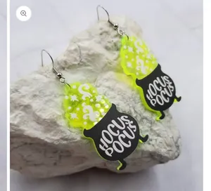 Witch HOCUS POCUS Earrings thumbnail 2