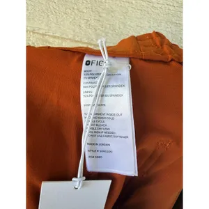 FIGS Women Relaxed Uman Jogger Scrub Pants Chai Orange Size XXL Petite thumbnail 5