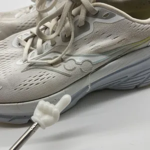 Saucony Guide 16 Womens Running Shoes White Silver Yellow Size 10 thumbnail 4