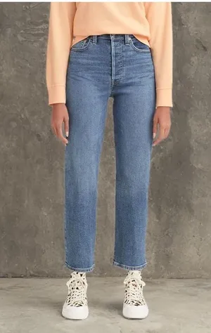 Levi's ribcage Straight ankle Jeans thumbnail 1