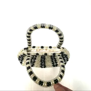 Vintage beaded black thumbnail 3