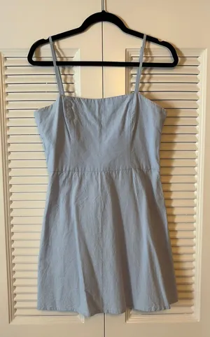 by the way. Powder Blue Mini Dress thumbnail 1