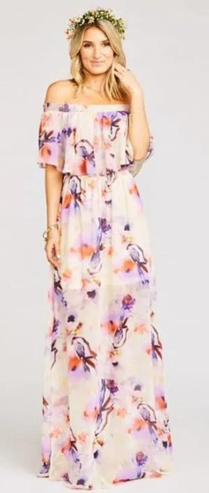Show‎ me your Mumu off the shoulder Aber maxi dress thumbnail 1