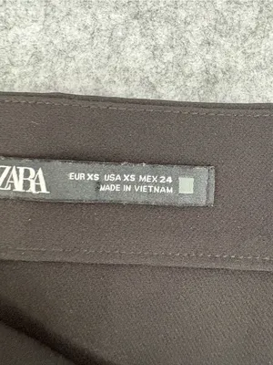 Zara Black pleated mini skirt XS thumbnail 6