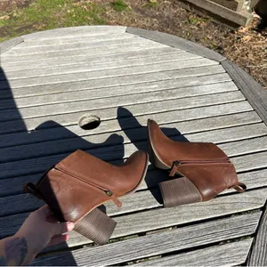 Lance Block Heel Bootie In Cognac Oiled‎ Leather by Bp size 8 fall winter casual thumbnail 9