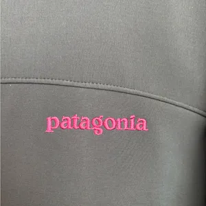 Patagonia Women's Gray and Pink Ski Jacket thumbnail 2