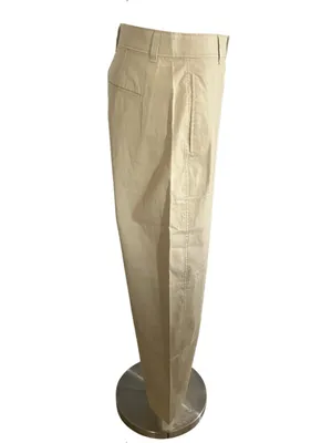 J.Crew Barrel-leg pant in cotton blend Tan Size 25 NWT thumbnail 4