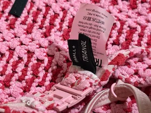 TRIANGL MAIA - Alina Pink Crochet Scoop Bikini Set thumbnail 7