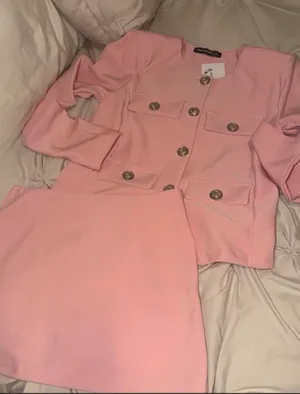 Pink Blazer & Mini skirt set thumbnail 3