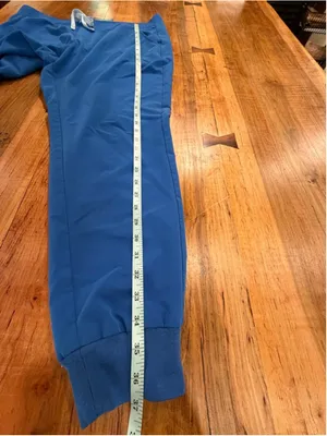 FIGS Technical Collection Scrub Pants XL Royal Blue Jogger Drawstring Cargo Wome thumbnail 12