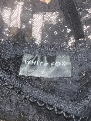white fox boutique black lace  bustier size small thumbnail 4