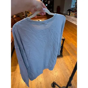 Easel Los Angeles Distressed French Terry Sweatshirt oversized small thumbnail 6