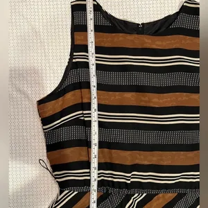 Vintage Positive Attitude Striped Maxi Dress | Size 12 thumbnail 4