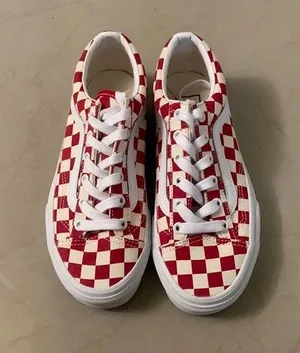 Vans NWOT  Checkered Sneakers thumbnail 5