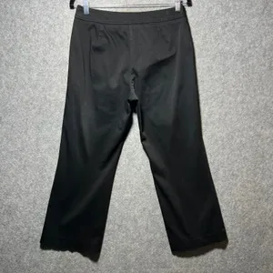 Jones New York Signature Black D-Ring Belted Straight Leg Trousers Size 8‎ thumbnail 8