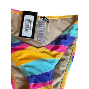 NWT Foreplay 2piece Bikini Set Multi Color Size L Vacation Pool Beach underwire Pink Size L thumbnail 7