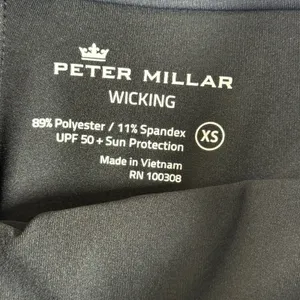 Peter Millar Womens Black Wicking Golf Skort UPF 50+ Active Skirt XS LC0EB14 thumbnail 2