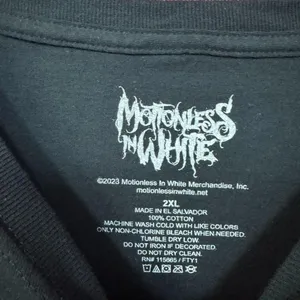 Motionless in White Banshee The Whorror Metal Band Tee 2XL thumbnail 4