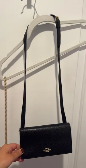 Black Coach Waist and Crossbody Purse thumbnail 1