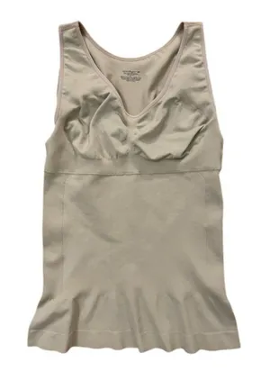 CamiShaper Women's 2X Shapewear Tank Top Camisole Beige Nude Body Shaper Support thumbnail 1