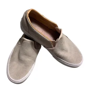Vans Women's Beige Slip-On Sneakers, Size 7 thumbnail 6