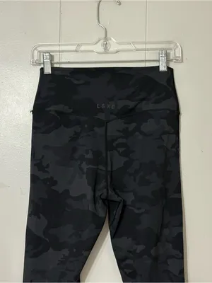 LSKD Ultra High Rise Camo Leggings Women’s Black Gray Gym Workout Yoga Pants thumbnail 8