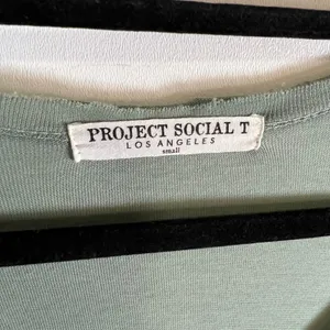Project Social T‎ Womens Sage Green High Low Scoop Neck T-Shirt Dress Size Small thumbnail 5