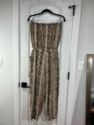 Blue Island snake skin Jumpsuit thumbnail 3