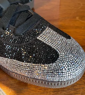 Adidas Samba OG Black and Silver Rhinestones women’s 8.5 thumbnail 4