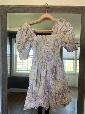 Puff sleeve sun dress Multiple thumbnail 2