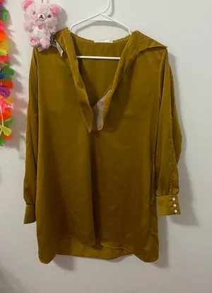 Zheli focus blouse Yellow Size M thumbnail 1