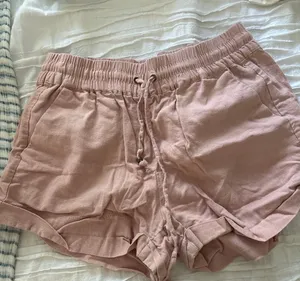 Love Tree Pink linen shorts thumbnail 1