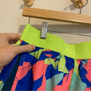 Gymshark Multicolored Neon Running Shorts size Small thumbnail 2
