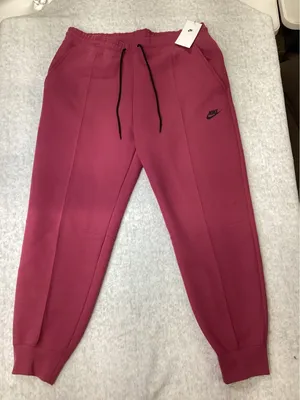 Nike Womens Tech Fleece Mid Rise Joggers FB8330-634 Berry‎ Pink XS NWT.. thumbnail 1