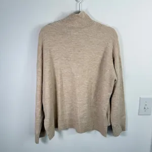 Suncoo Paris Cream Turtleneck Wool Alpaca Blend Sweater Womens T2 US Medium thumbnail 8