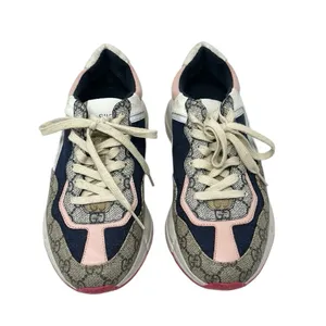 Gucci Rhyton GG Canvas Multi Monogram Low Top Sneakers Runners Size 38.5 thumbnail 3