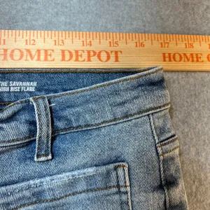 Kensie Vintage Luxe High Rise Flare Savannah Jeans Blue Denim Womens Size 10/30 thumbnail 6