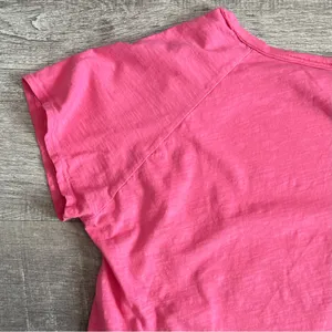 Altar'd State Oversized Crop Top Tee Womens S Pink Cotton Relaxed Fit Casual thumbnail 5