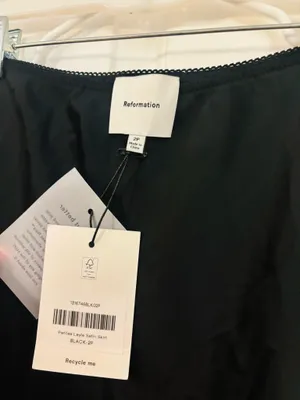 Reformation Black Skirt thumbnail 2