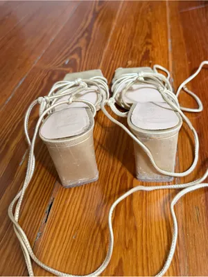 Chinese Laundry Yita Gold Strappy Heels thumbnail 7
