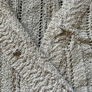 Astr The Label Knit Sweater Womens Small Wrap Front Cream thumbnail 3