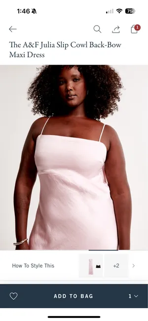 Abercrombie Satin Dress thumbnail 5