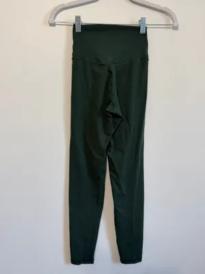 OFFLINE by Aerie Real Me High Waisted Crossover Leggings Dark Green Small thumbnail 5